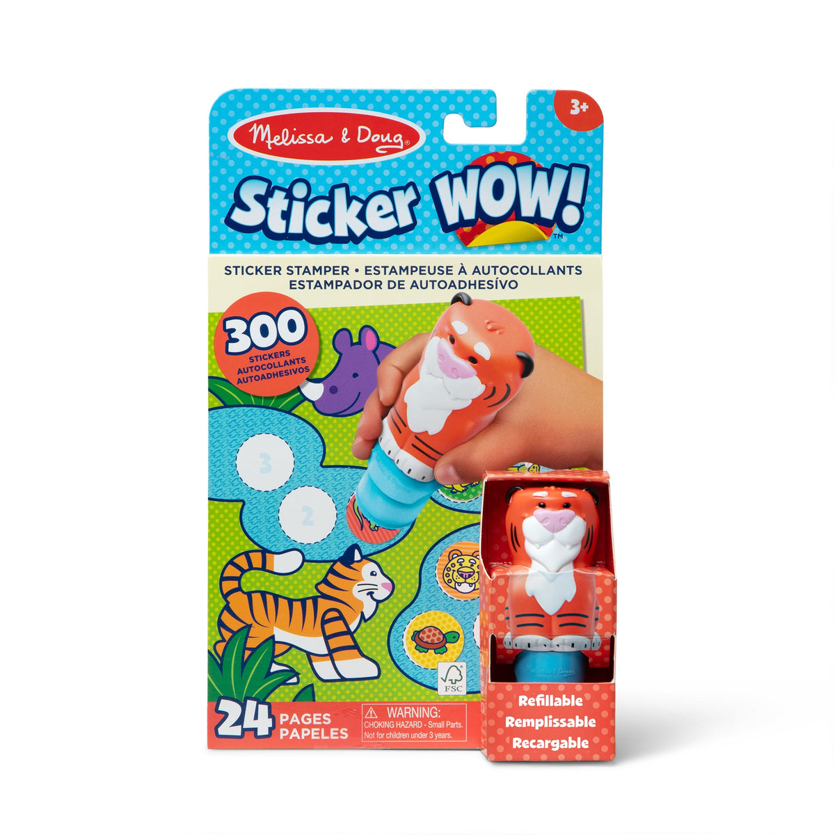 Sticker WOW!™ Activity Pad & Sticker Stamper - Tiger N2