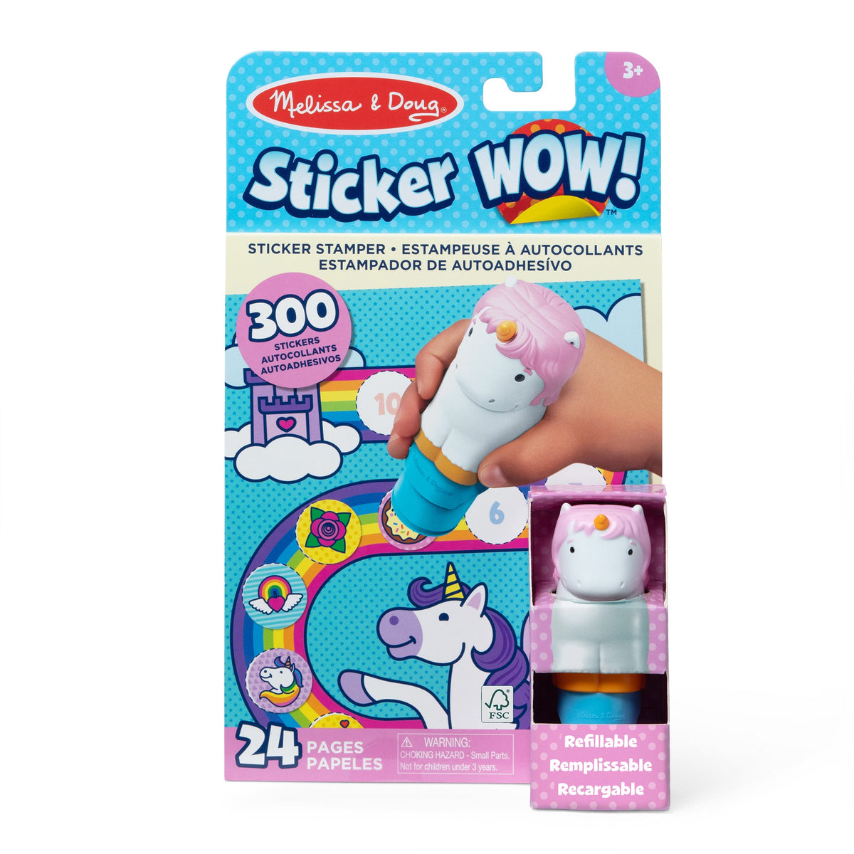 Sticker WOW!™ Activity Pad & Sticker Stamper - Unicorn E4