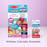 Sticker WOW!™ Disney Ariel Bundle: Activity Pad & Sticker Stamper + Mini Activity Pad and 200 Refill Stickers E6