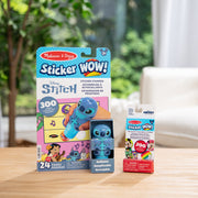 Sticker WOW!™ Disney Stitch Bundle: Activity Pad & Sticker Stamper + Mini Activity Pad and 200 Refill Stickers J5