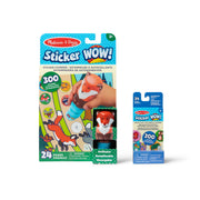 Sticker WOW!™ Fox Bundle: Activity Pad & Sticker Stamper + Mini Activity Pad and 200 Refill Stickers U2