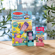 Sticker WOW!™ Purple Unicorn Bundle: Activity Pad & Sticker Stamper + Mini Activity Pad and 200 Refill Stickers E4