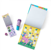 Sticker WOW!™ Purple Unicorn Bundle: Activity Pad & Sticker Stamper + Mini Activity Pad and 200 Refill Stickers I2