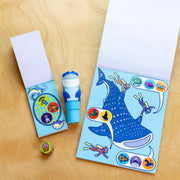 Sticker WOW!™ Shark Bundle: Activity Pad & Sticker Stamper + Mini Activity Pad and 200 Refill Stickers L9