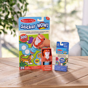 Sticker WOW!™ Tiger Bundle: Activity Pad & Sticker Stamper + Mini Activity Pad and 200 Refill Stickers H1
