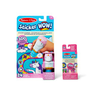 Sticker WOW!™ Unicorn Bundle: Activity Pad & Sticker Stamper + Mini Activity Pad and 200 Refill Stickers U9