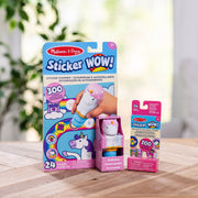Sticker WOW!™ Unicorn Bundle: Activity Pad & Sticker Stamper + Mini Activity Pad and 200 Refill Stickers U9