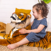 Tiger Lifelike Plush Stuffed Animal F6