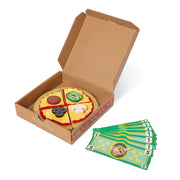 Top & Bake Pizza Counter - Wooden Play Food A5