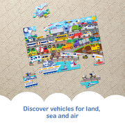 Traffic Jam Floor Puzzle - 24 Pieces N2