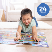 Traffic Jam Floor Puzzle - 24 Pieces N2