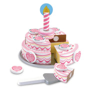 Triple-Layer Party Cake - Wooden Play Food L4