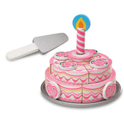Triple-Layer Party Cake - Wooden Play Food L4
