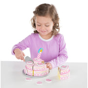 Triple-Layer Party Cake - Wooden Play Food L4