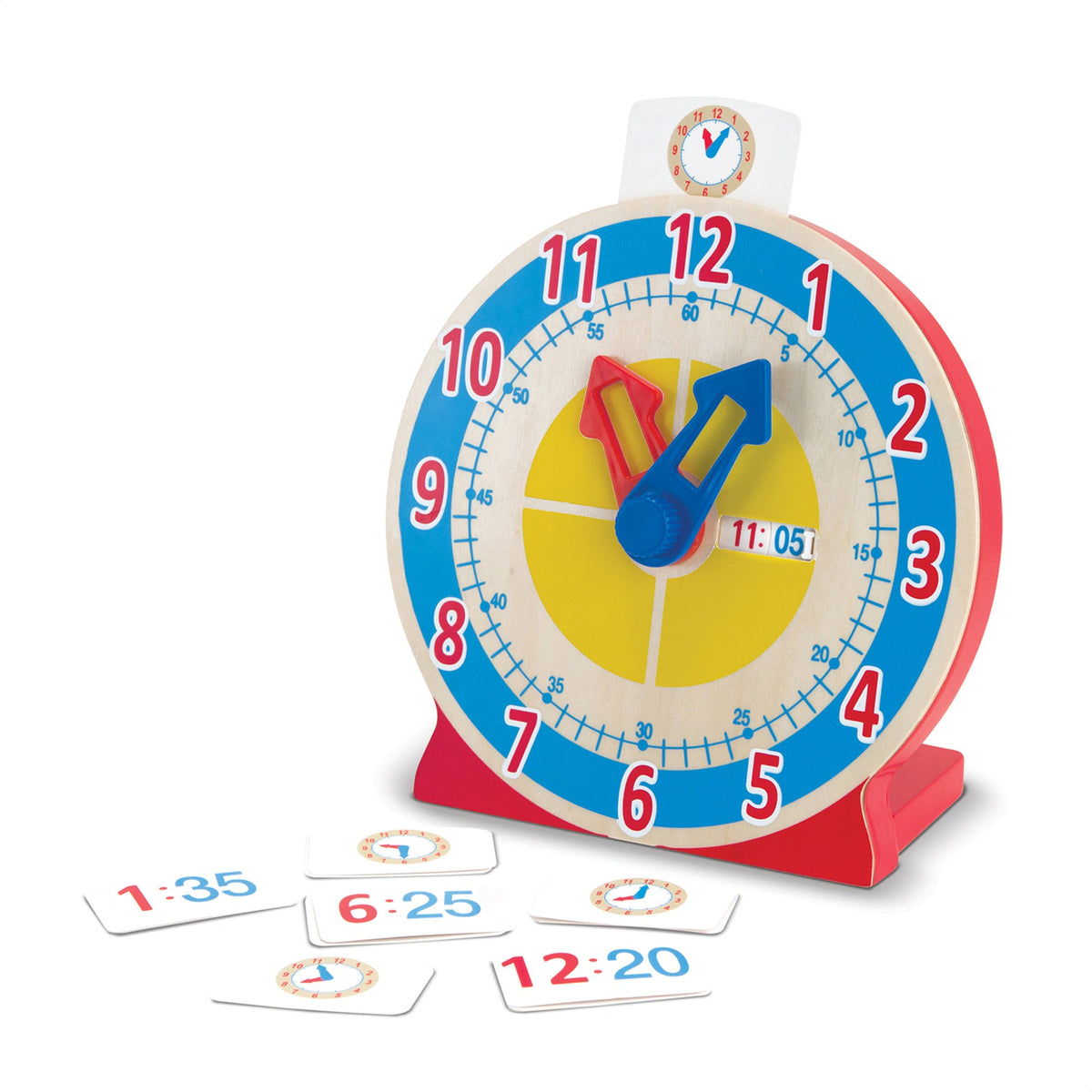 Turn & Tell Wooden Clock D6
