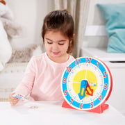 Turn & Tell Wooden Clock Q2