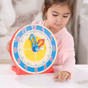 Turn & Tell Wooden Clock Q2