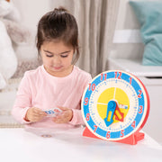 Turn & Tell Wooden Clock Q2