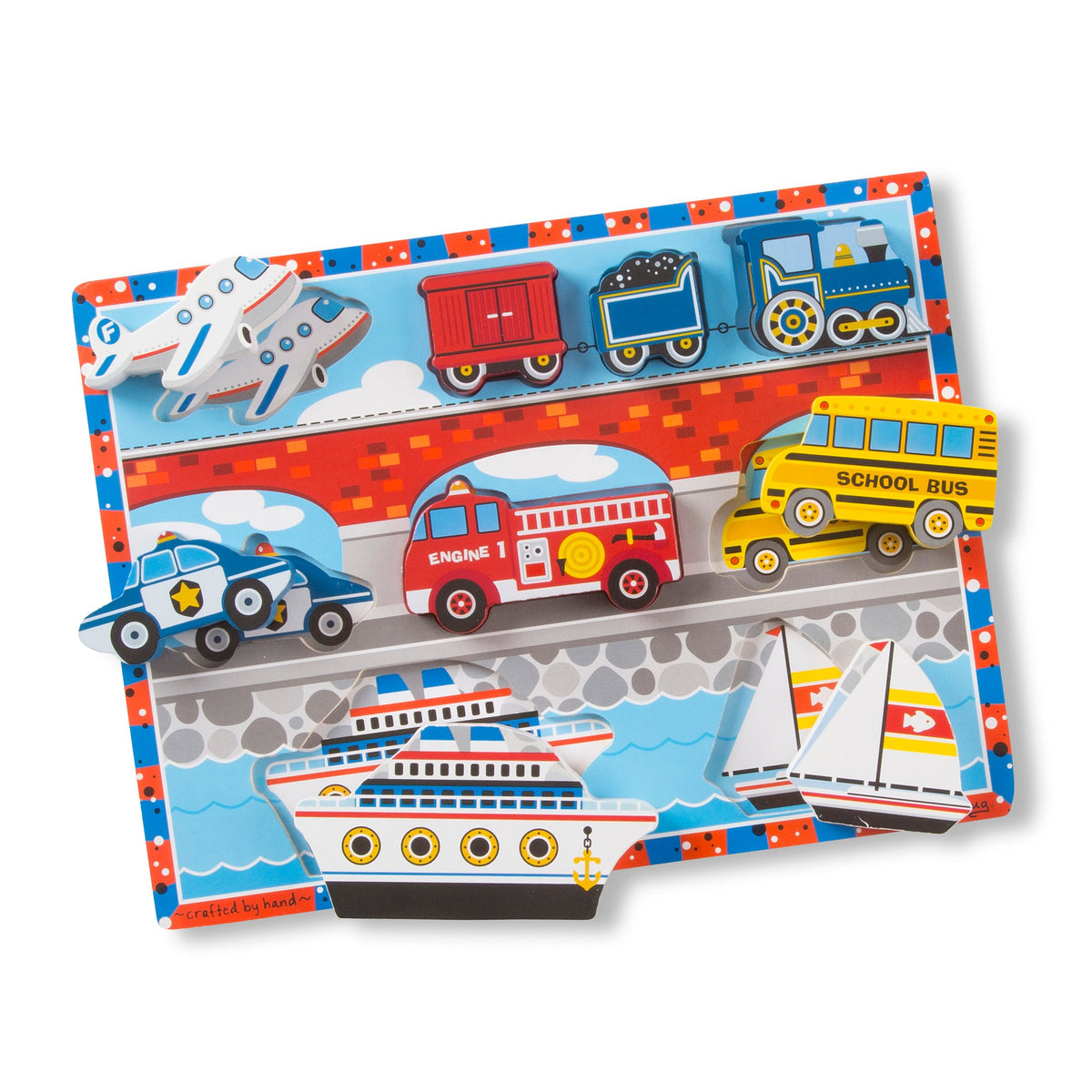 Vehicles Chunky Puzzle - 9 Pieces C7