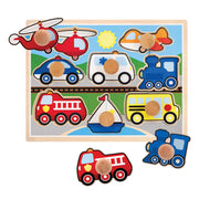 Vehicles Jumbo Knob Puzzle - 8 pieces P6