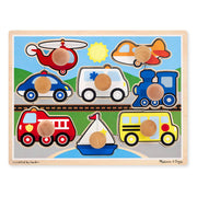 Vehicles Jumbo Knob Puzzle - 8 pieces P6