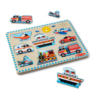 Vehicles Sound Puzzle - 8 Pieces F2