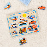 Vehicles Sound Puzzle - 8 Pieces F2