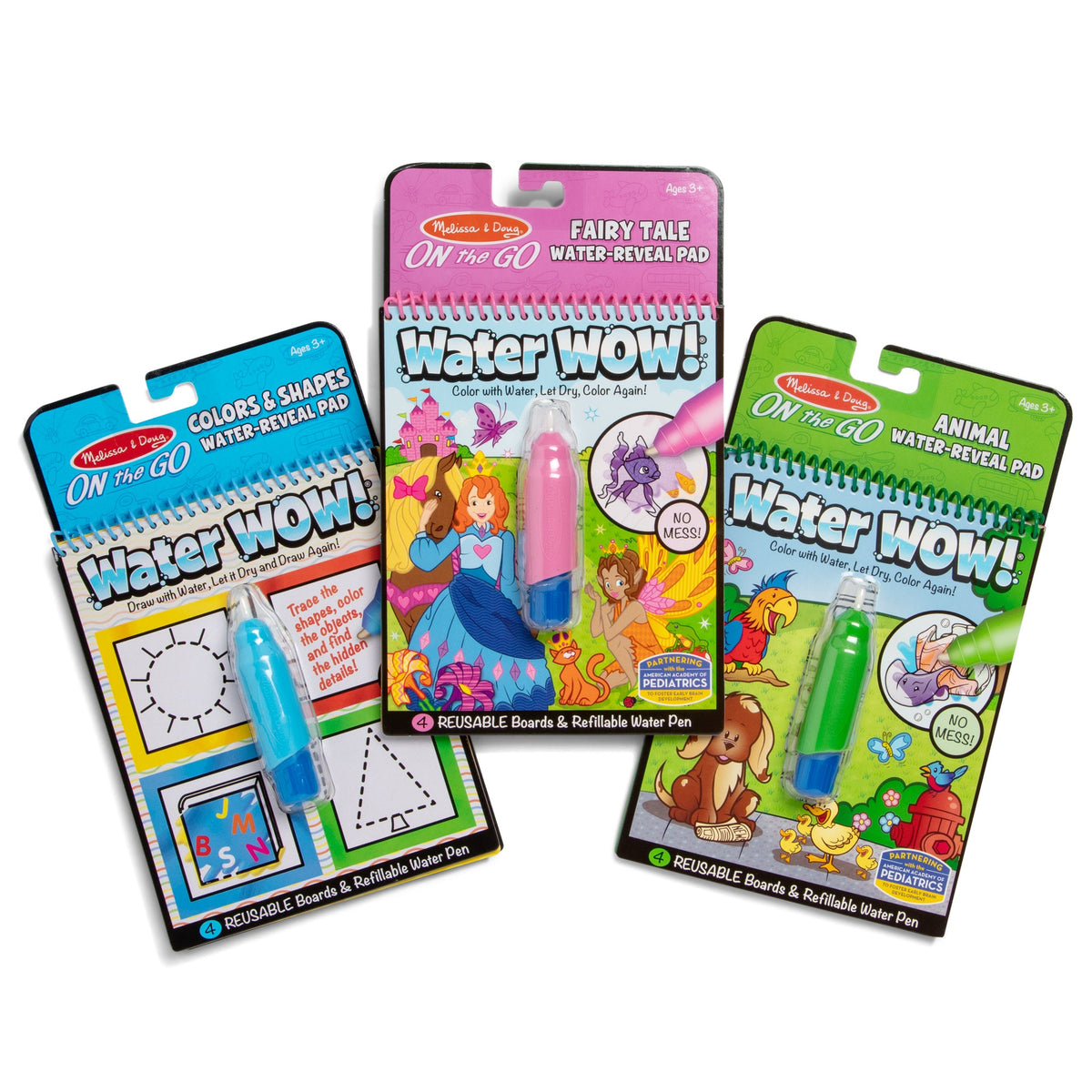 Water Wow!® 3-Pack: Colors & Shapes, Fairy Tales, Animals P2