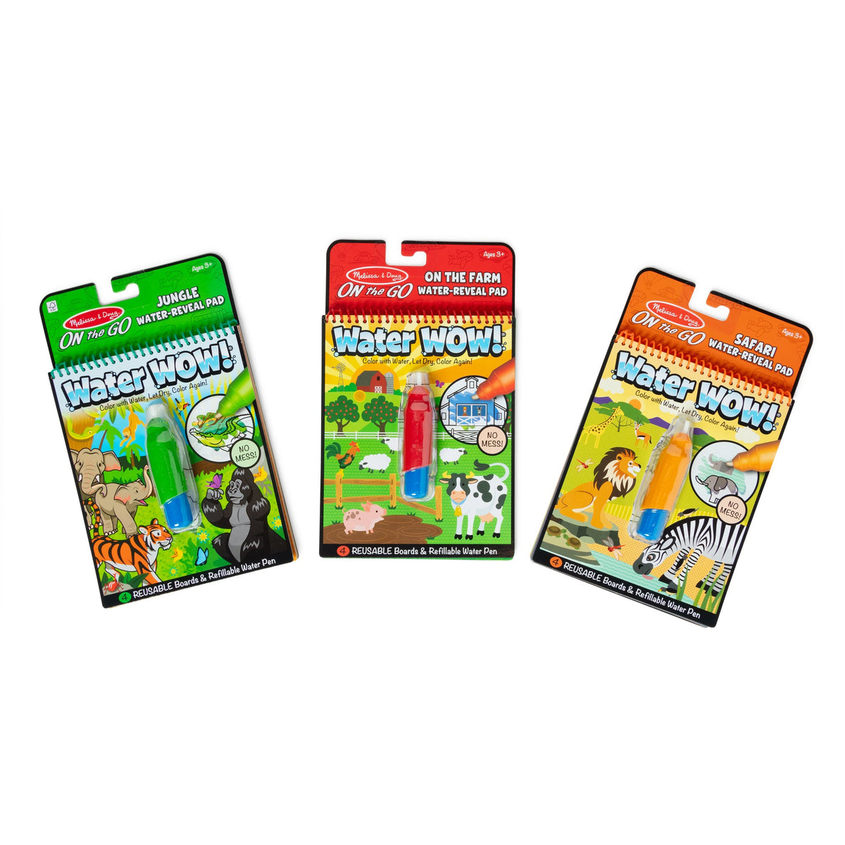 Water Wow! 3-Pack: Jungle, Safari, Farm A1