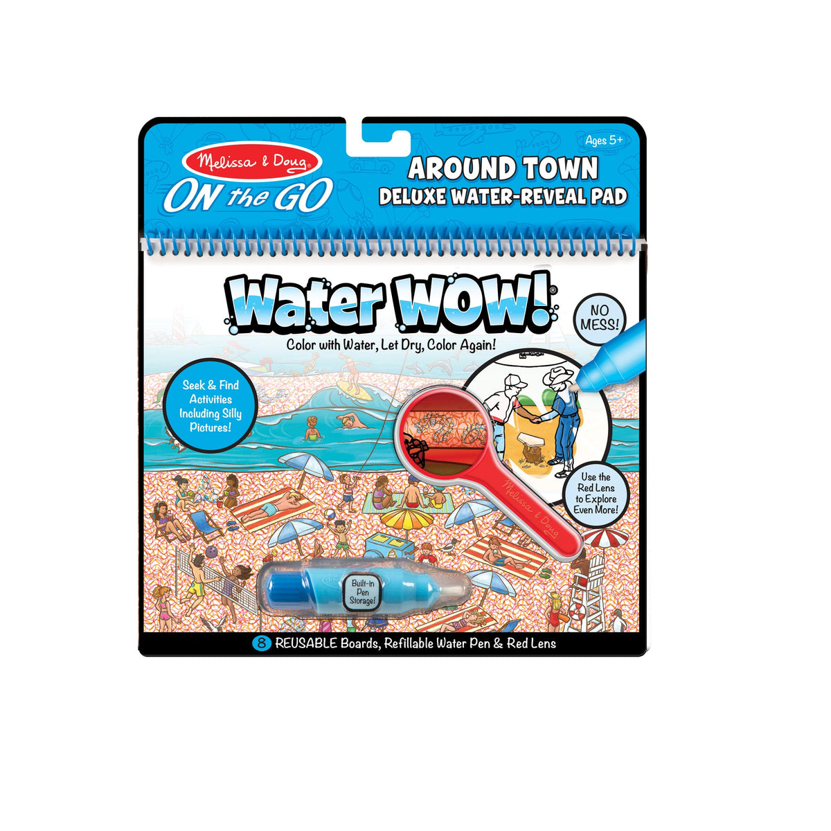 Water Wow! Deluxe Water-Reveal Pad - Around Town K7