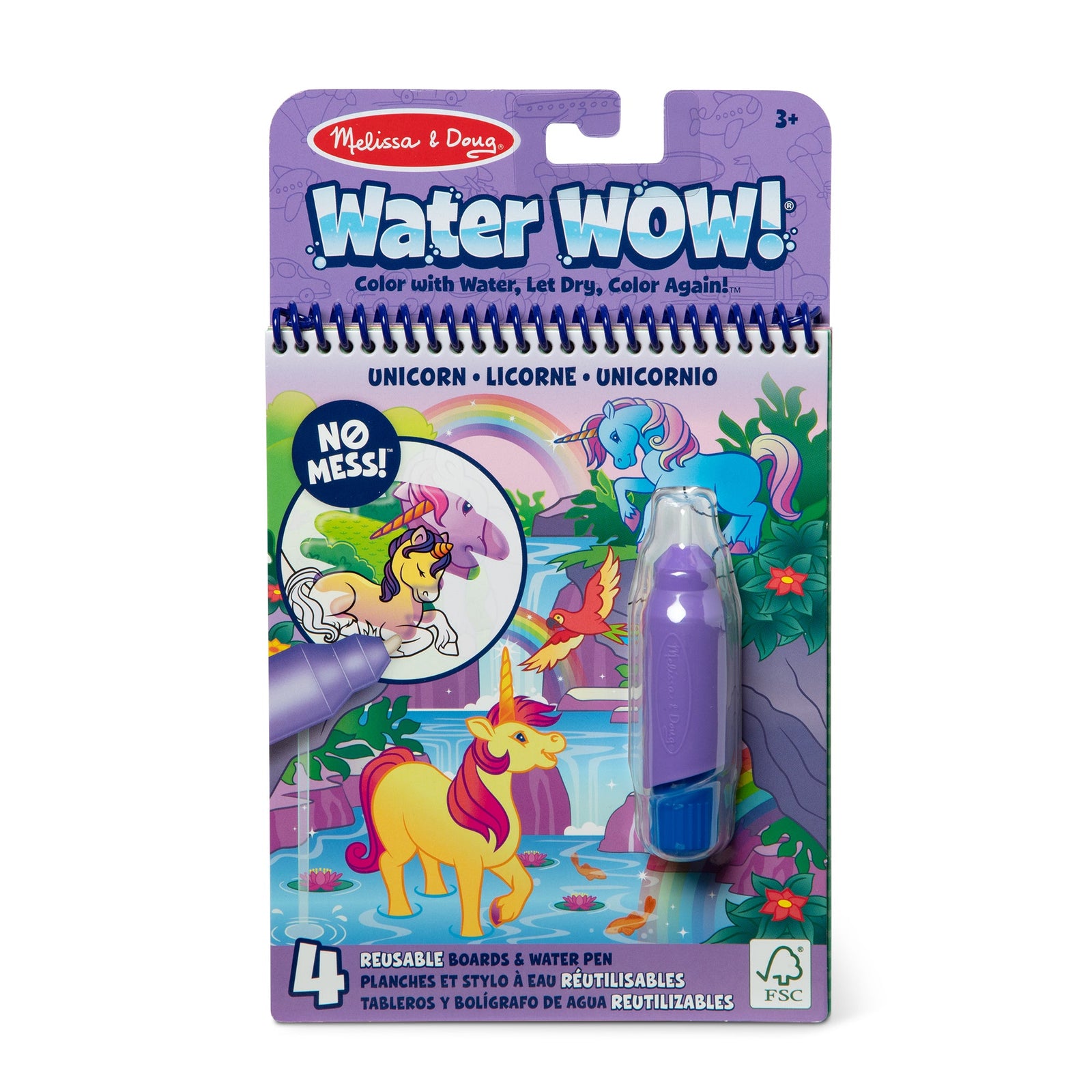 Water WOW! Water-Reveal Pad - Unicorn C7