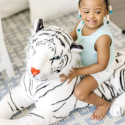 White Tiger Giant Stuffed Animal T0
