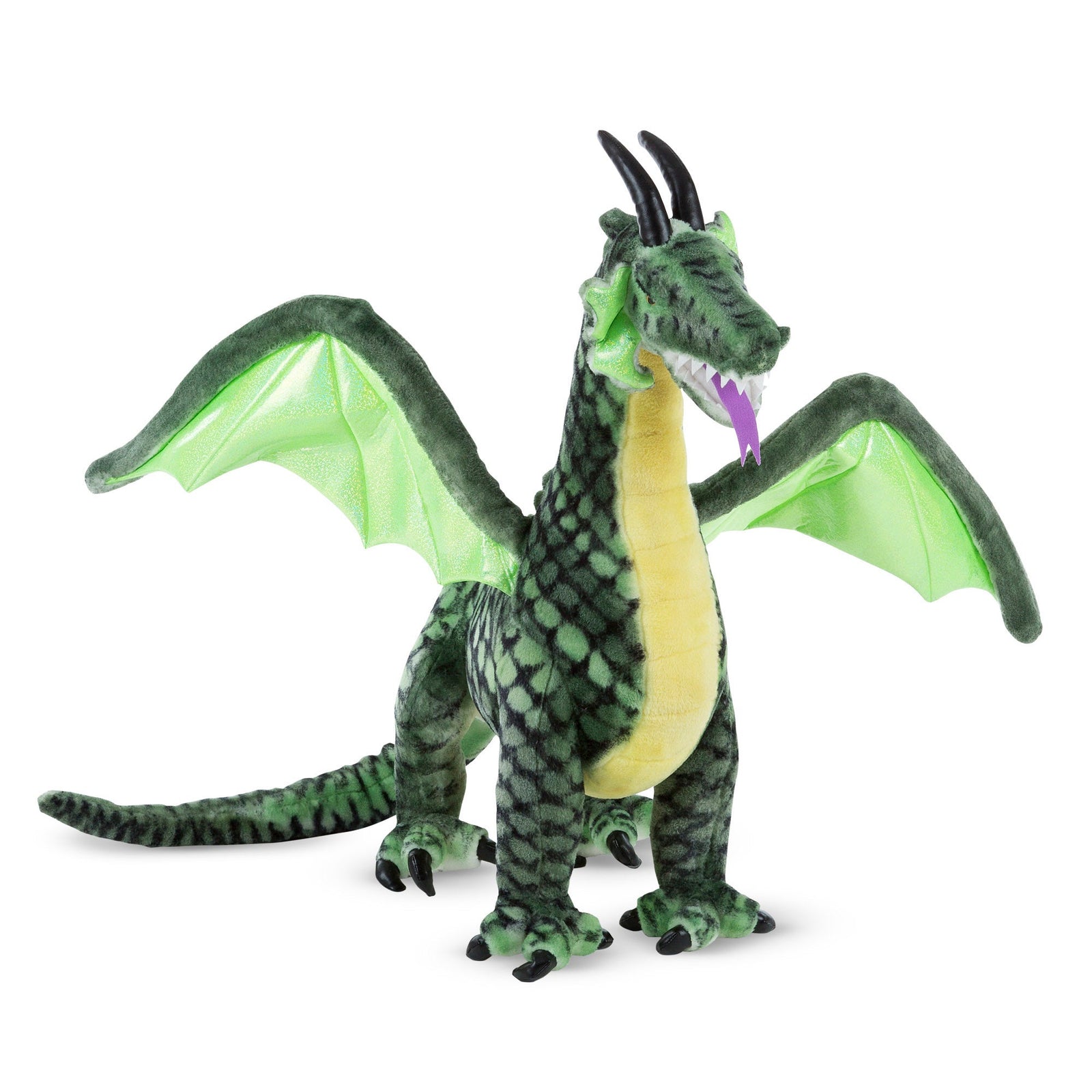 Winged Dragon Lifelike Plush Stuffed Animal C3