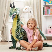 Winged Dragon Lifelike Plush Stuffed Animal C3