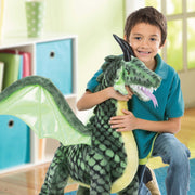 Winged Dragon Lifelike Plush Stuffed Animal C3