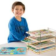 Wire Puzzle-Storage Rack D8