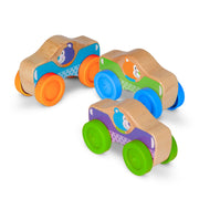 Wooden Animal Stacking Cars B7