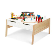 Wooden Art & Activity Table with Bins B2