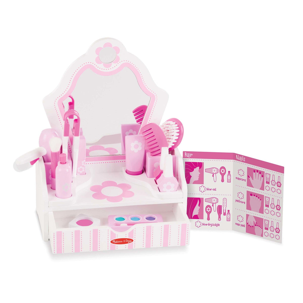 Wooden Beauty Salon Play Set X3