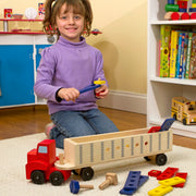 Wooden Big Rig Building Set J8