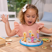 Wooden Birthday Cake Play Set Z5