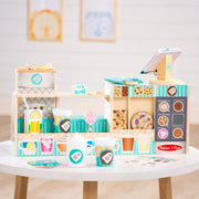 Wooden Cafe Barista Coffee Shop E5