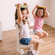 Wooden Chair Pair  - White Q3