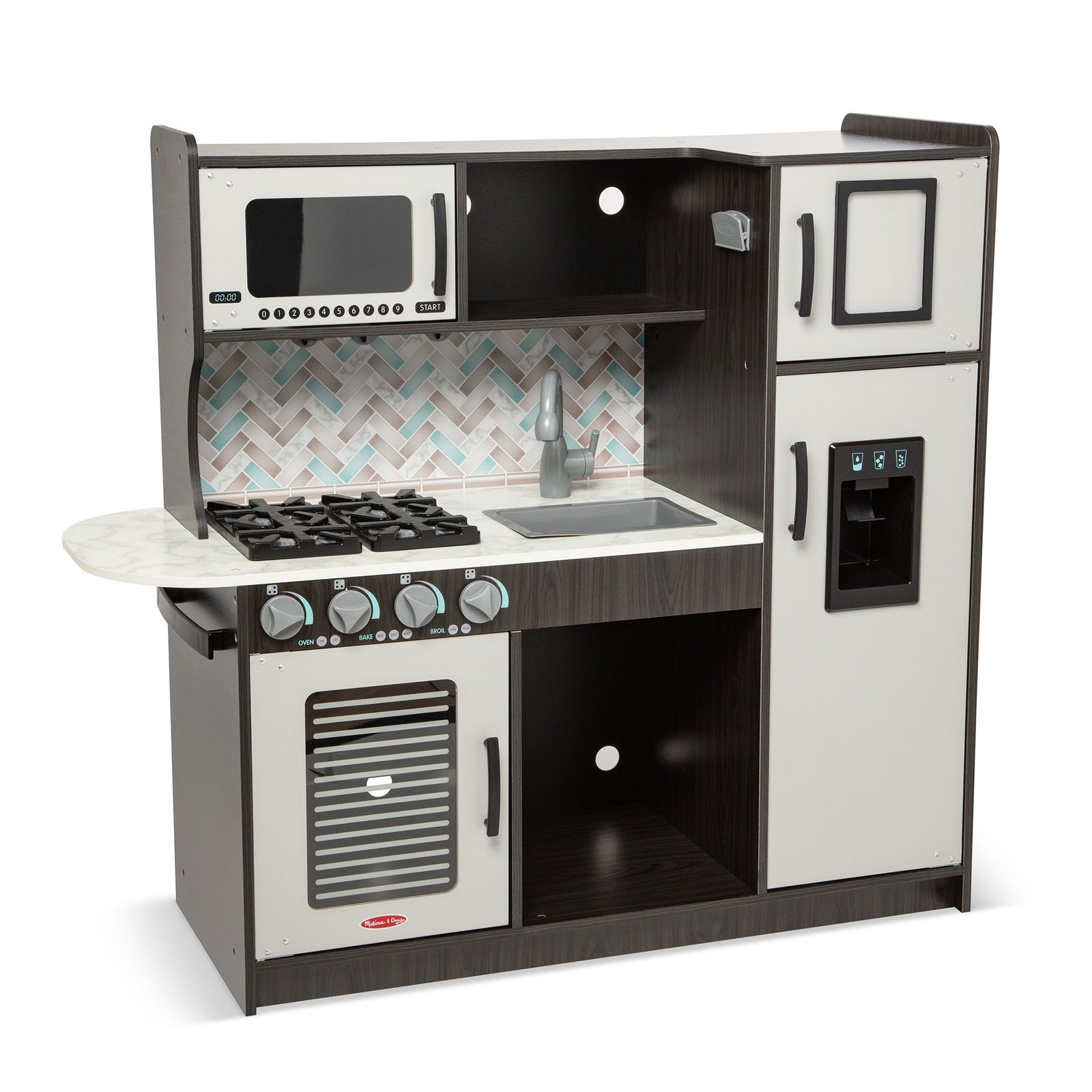 Wooden Chef's Kitchen - Charcoal W6