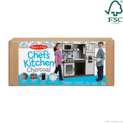 Wooden Chef's Kitchen - Charcoal W6