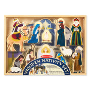 Wooden Christmas Nativity Set F0