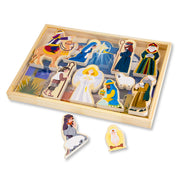 Wooden Christmas Nativity Set F0