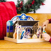 Wooden Christmas Nativity Set F0