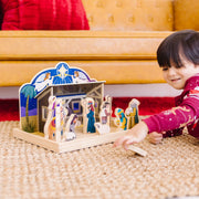 Wooden Christmas Nativity Set O3