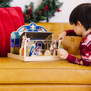 Wooden Christmas Nativity Set O3